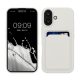 Kwmobile tok Apple iPhone 16-hoz, fehér, szilikon, KWM000022UF005C