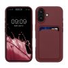 Kwmobile Apple iPhone 16 tok, sötétpiros, szilikon, KWM000022UF006C
