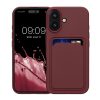 Kwmobile Apple iPhone 16 tok, sötétpiros, szilikon, KWM000022UF006C