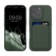 Kwmobile tok Apple iPhone 16 Pro készülékhez, sötétzöld, szilikon, KWM000022UH002C
