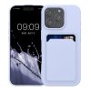 Kwmobile tok Apple iPhone 16 Pro készülékhez, kék, szilikon, KWM000022UH003C