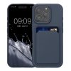 Kwmobile Apple iPhone 16 Pro tok, sötétkék, szilikon, KWM000022UH004C
