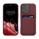 Kwmobile Apple iPhone 16 Pro tok, sötétpiros, szilikon, KWM000022UH006C