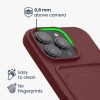 Kwmobile Apple iPhone 16 Pro tok, sötétpiros, szilikon, KWM000022UH006C