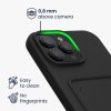 Kwmobile tok Apple iPhone 16 Pro Max készülékhez, fekete, szilikon, KWM000022UI001C