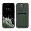 Kwmobile tok Apple iPhone 16 Pro Max készülékhez, sötétzöld, szilikon, KWM000022UI002C