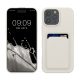 Kwmobile tok Apple iPhone 16 Pro Max készülékhez, fehér, szilikon, KWM000022UI005C