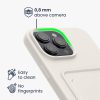 Kwmobile tok Apple iPhone 16 Pro Max készülékhez, fehér, szilikon, KWM000022UI005C