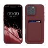 Kwmobile tok Apple iPhone 16 Pro Max készülékhez, sötétpiros, szilikon, KWM000022UI006C