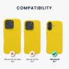 Kwmobile tok Apple iPhone 16-hoz, sárga, szilikon, KWM000022UJ002C