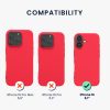 Kwmobile tok Apple iPhone 16-hoz, rózsaszín, szilikon, KWM000022UJ005C