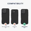 Kwmobile tok Apple iPhone 16 Pro készülékhez, fekete, szilikon, KWM000022UK003C