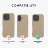 Kwmobile tok Apple iPhone 16 Pro készülékhez, krémszínű, szilikon, KWM000022UK005C