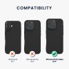 Kwmobile tok Apple iPhone 16 Pro Max készülékhez, fekete, szilikon, KWM000022UL002C