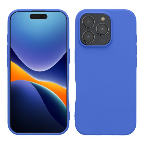 Kwmobile tok Apple iPhone 16 Pro Max készülékhez, kék, szilikon, KWM000022UL004C