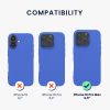 Kwmobile tok Apple iPhone 16 Pro Max készülékhez, kék, szilikon, KWM000022UL004C