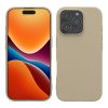 Kwmobile tok Apple iPhone 16 Pro Max készülékhez, krémszínű, szilikon, KWM000022UL005C