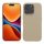 Kwmobile tok Apple iPhone 16 Pro Max készülékhez, krémszínű, szilikon, KWM000022UL005C