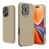 Kwmobile tok Apple iPhone 16 Pro Max készülékhez, krémszínű, szilikon, KWM000022UL005C