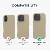 Kwmobile tok Apple iPhone 16 Pro Max készülékhez, krémszínű, szilikon, KWM000022UL005C