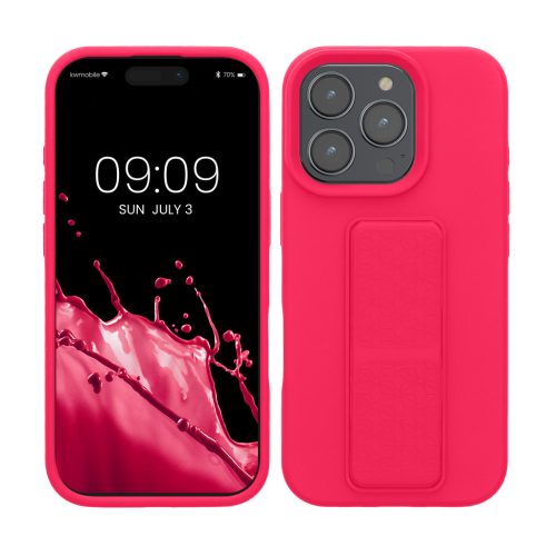 Kwmobile tok Apple iPhone 16 Pro készülékhez, rózsaszín, szilikon, KWM000022UN001C