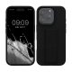 Kwmobile tok Apple iPhone 16 Pro készülékhez, fekete, szilikon, KWM000022UN003C