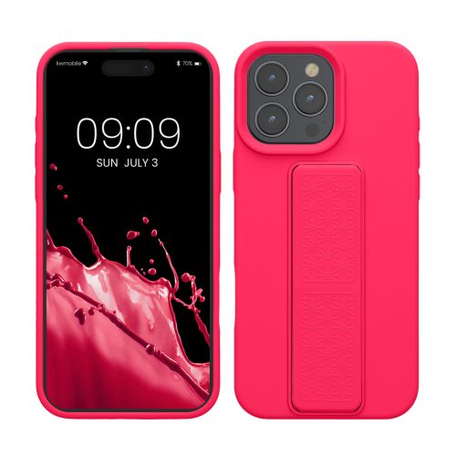 Kwmobile tok Apple iPhone 16 Pro Max készülékhez, rózsaszín, szilikon, KWM000022UO001C