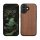 Kwmobile tok Apple iPhone 16-hoz, barna, fa/szilikon, KWM000022UP001C