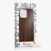 Kwmobile tok Apple iPhone 16 Pro Max készülékhez, barna, fa/szilikon, KWM000022UR001C
