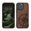 Kwmobile tok Apple iPhone 16 Pro Max készülékhez, barna, fa/szilikon, KWM000022UU001C