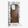Kwmobile tok Apple iPhone 16 Pro Max készülékhez, barna, fa/szilikon, KWM000022UU001C