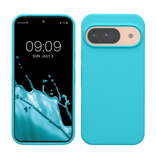 Kwmobile Google Pixel 9/Pixel 9 Pro tok, világoskék, szilikon, KWM000020PI017C