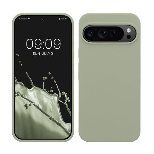 Kwmobile Google Pixel 9 Pro XL tok, világoszöld, szilikon, KWM000020PV012C