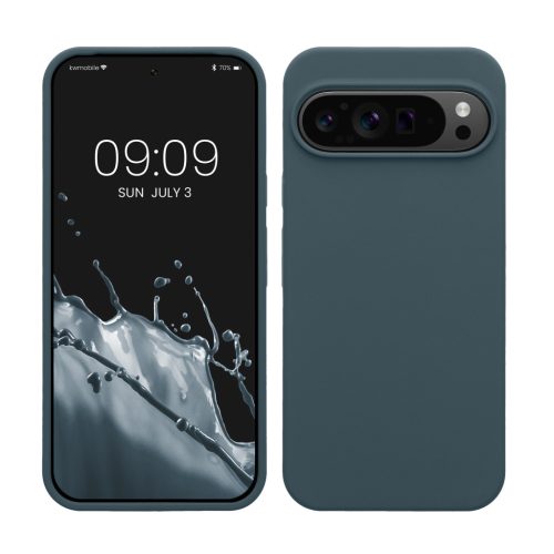 Kwmobile Google Pixel 9 Pro XL tok, sötétzöld, szilikon, KWM000020PV014C