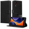 Kwmobile tok és védőfólia szett Samsung Galaxy Xcover 5-höz, fekete, öko-bőr/szilikon, KWM000021UY001C