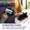 Kwmobile tok és védőfólia szett Samsung Galaxy Xcover 5-höz, fekete, öko-bőr/szilikon, KWM000021UY001C