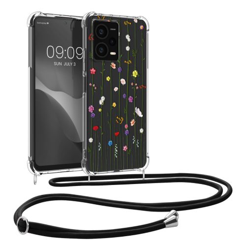 Kwmobile tok nyakpánttal Xiaomi Redmi Note 12 Pro 5G-hez, többszínű, szilikon, KWM000018CU004C