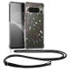 Kwmobile Google Pixel 8 Pro telefontok nyakpánttal, többszínű, szilikon, KWM0000208S005C