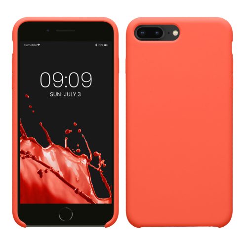 Kwmobile tok Apple iPhone 8 Plus/iPhone 7 Plus készülékhez, rózsaszín, szilikon, KWM0000087L102C