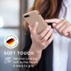Kwmobile tok Apple iPhone 8 Plus/iPhone 7 Plus készülékhez, krémszínű, szilikon, KWM0000087L104C