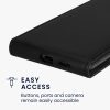Kwmobile tok Samsung Galaxy S20 FE-hez, fekete, öko-bőr/szilikon, KWM000021VK001C