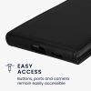 Kwmobile tok Samsung Galaxy S21 készülékhez, fekete, öko bőr/szilikon, KWM000021VM001C