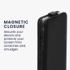 Kwmobile tok Samsung Galaxy S10 készülékhez, fekete, öko-bőr/szilikon, KWM000021VN001C