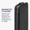 Kwmobile tok Samsung Galaxy S10e-hez, fekete, öko bőr/szilikon, KWM000021VP001C