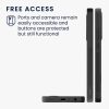 Kwmobile tok OnePlus Nord CE4 Lite-hoz, barna/fekete, fa/szilikon, KWM000022UX001C