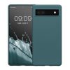 Kwmobile Google Pixel 6a tok, világoszöld, szilikon, KWM000015OO022C