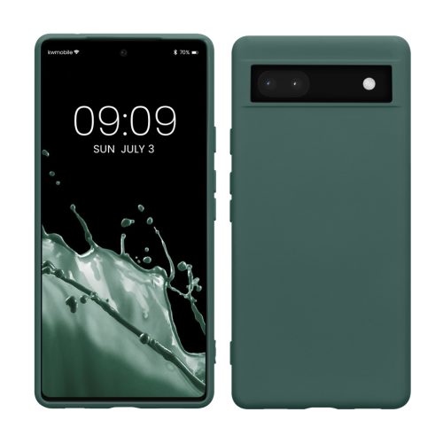 Kwmobile Google Pixel 6a tok, zöld, szilikon, KWM000015OO023C