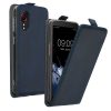 Kwmobile tok Samsung Galaxy Xcover 5-höz, sötétkék, öko-bőr/szilikon, KWM000012NW002C