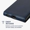 Kwmobile tok Samsung Galaxy Xcover 5-höz, sötétkék, öko-bőr/szilikon, KWM000012NW002C