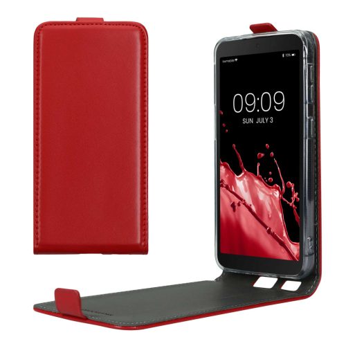 Kwmobile tok Samsung Galaxy Xcover 5-höz, piros, öko-bőr/szilikon, KWM000012NW003C